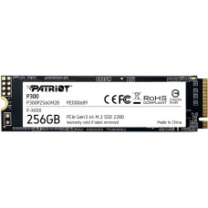 Жесткий диск SSD 256Гб Patriot Memory P300 (2280, 1700/1100 Мб/с, 260000 IOPS, PCI-E, для ноутбука и настольного компьютера) [P300P256GM28]