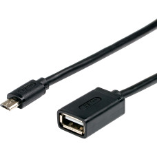 Atcom (USB 2.0 Type-AF, microUSB B, 0,1м) [AT3792]