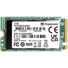 256Гб Transcend (2242, 2100/1000 Мб/с, 240000 IOPS, PCIe 3.0 x4 (NVMe)) [TS256GMTE400S]