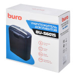 Уничтожитель бумаг BURO Home BU-S601S