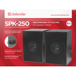 Компьютерная акустика DEFENDER SPK 250 (2.0, 8Вт, MDF)