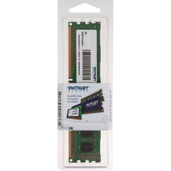 Память DIMM DDR3 2Гб 1600МГц Patriot Memory (12800Мб/с, CL11, 240-pin, 1.5 В)