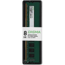 Память DIMM DDR4 8Гб 3200МГц Digma (25600Мб/с, CL22, 288-pin) [DGMAD43200008D]
