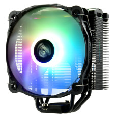 Кулер для процессора Enermax ETS-F40-BK-ARGB (Socket: 1150, 1151, 1151-v2, 1155, 1156, 1200, 1366, 2011, 2011-3, 2066, 775, AM3, AM3+, AM4, FM1, FM2, FM2+, 23дБ, 4-pin PWM) [ETS-F40-BK-ARGB]