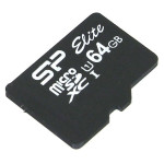 Карта памяти microSDXC 64Гб Silicon Power (Class 10, 85Мб/с, UHS-I, без адаптера)