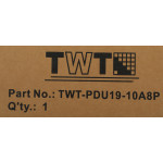 Блок распределения питания LANMASTER TWT-PDU19-10A8P (10А, горизонтальное, 8xSchuko, базовые, без вилки)