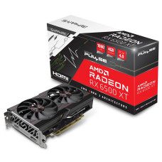 Видеокарта Radeon RX 6500XT 2685МГц 4Гб Sapphire Pulse OC (PCI-E 16x 4.0, GDDR6, 64бит, 1xHDMI, 1xDP)