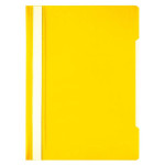 Папка-скоросшиватель Бюрократ Economy -PSE20YEL (A4, прозрачный верхний лист, пластик, желтый)