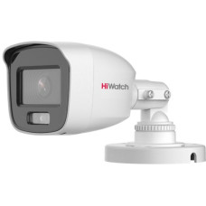 Камера видеонаблюдения HiWatch DS-T500L(2.8mm) (аналоговая, уличная, цилиндрическая, 5Мп, 2.8-2.8мм, 2960x1665, 25кадр/с) [DS-T500L(2.8MM)]
