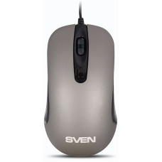 Мышь Sven RX-515 Silent Black-Silver USB (1600dpi) [SV-018573]