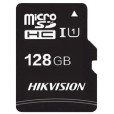 Карта памяти microSDXC 128Гб Hikvision (Class 10, 92Мб/с, UHS-I U1, адаптер на SD) [HS-TF-C1(STD)/128G/ADAPTER]