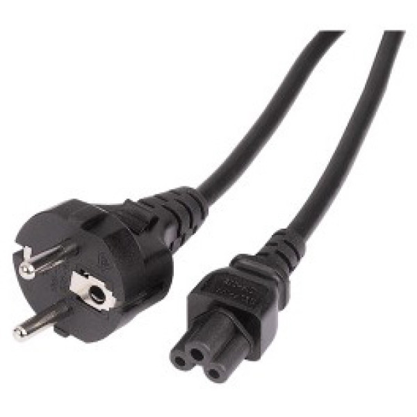 Кабель питания HAMA (IEC C5 (3-pin), Евровилка, 0,75м)