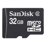 Карта памяти microSDHC 32Гб SanDisk (Class 4, UHS-I, без адаптера)