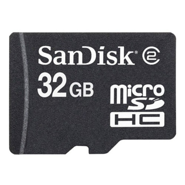Карта памяти microSDHC 32Гб SanDisk (Class 4, UHS-I, без адаптера)