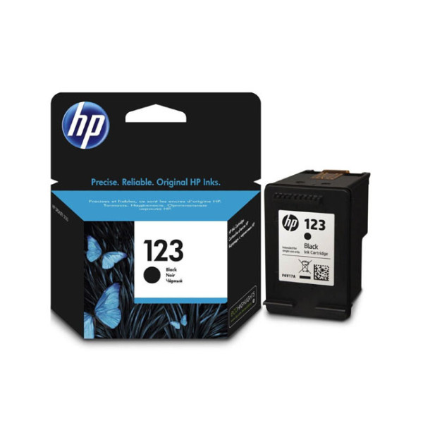 Картридж HP 123 (черный; 120стр; DJ 2130)