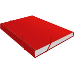 Портфель Бюрократ -BPR6RED (6 отделений, A4, пластик, 0,7мм, красный)