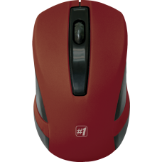Мышь DEFENDER MM-605 Red USB (радиоканал, 1200dpi) [52605]