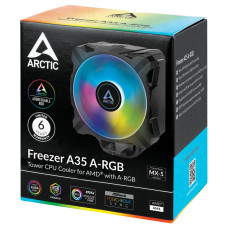 Кулер для процессора Arctic Cooling Freezer A35 ARGB (Socket: AM4, 4-pin PWM) [ACFRE00115A]
