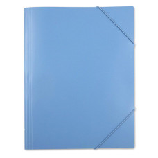 Папка на резинке Бюрократ -PRA3BLUE (A3, вместимость 400 листов, пластик, толщина пластика 0,7мм, синий) [PRA3BLUE]
