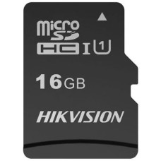 Карта памяти microSDHC 16Гб Hikvision (Class 10, 92Мб/с, UHS-I U1, адаптер на SD) [HS-TF-C1(STD)/16G/ADAPTER]