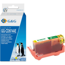 Картридж G&G GG-CD974AE (желтый; 14,6стр; HP Officejet 6000, 6500, 7000, 7500) [GG-CD974AE]