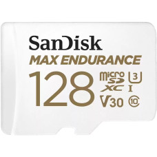 Карта памяти microSDXC 128Гб SanDisk (Class 10, 100Мб/с, UHS-I U3, адаптер на SD) [SDSQQVR-128G-GN6IA]