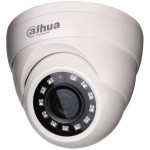 Камера видеонаблюдения Dahua DH-HAC-HDW1000MP-0280B-S3 (купольная, уличная, 1Мп, 2.8-2.8мм, 1280x720, 25кадр/с)