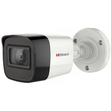 Камера видеонаблюдения HiWatch DS-T800(B) (3.6 MM) (аналоговая, уличная, цилиндрическая, 8Мп, 3.6-3.6мм, 3840x2160) [DS-T800(B) (3.6 MM)]