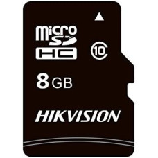 Карта памяти microSDHC 8Гб Hikvision (Class 10, 23Мб/с, UHS-I U1, адаптер на SD) [HS-TF-C1(STD)/8G/ADAPTER]