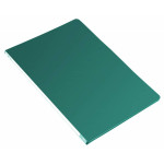 Папка с зажимом Бюрократ -PZ05CGREEN (зажимов 1, A4, пластик, толщина пластика 0,5мм, торцевая наклейка, зеленый)