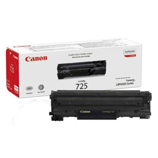 Тонер-картридж Canon 725 (черный; 1600стр; i-Sensys LBP-6000, 6000B, MF3010, 1,6К)