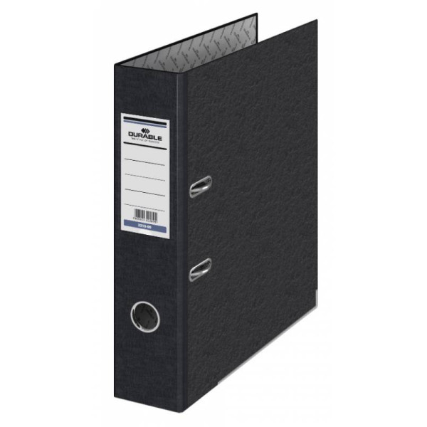 Папка-регистратор Durable 3310-00 (A4, картон, ширина корешка 70мм, черный мрамор)