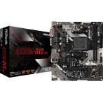 Материнская плата ASRock A320M-DVS R4.0 (AM4, AMD A320, 2xDDR4 DIMM, microATX, RAID SATA: 0,1,10)