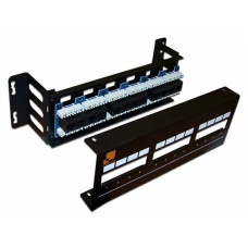 Патч-панель Lanmaster LAN-PPF12U5E/W (19
