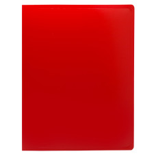 Папка с зажимом Buro ECB04CRED (зажимов 1, A4, пластик, толщина пластика 0,5мм, красный) [ECB04CRED]