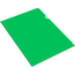 Папка-уголок Бюрократ -EE310/1GREEN (A4, пластик, толщина пластика 0,15мм, зеленый)