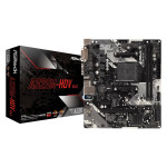 Материнская плата ASRock A320M-HDV R4.0 (AM4, AMD A320, 2xDDR4 DIMM, microATX, RAID SATA: 0,1,10)