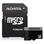 Карта памяти microSDHC 16Гб ADATA (Class 4, 14Мб/с, адаптер на SD)