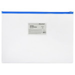 Папка на молнии ZIP Silwerhof Classic 255187-02 (A4, ПВХ, толщина пластика 0,11мм, молния синий)