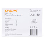 Пуско-зарядное устройство Digma DCB-160 (емкость: 16 000мAч, стартовый ток: 400A, пиковый ток: 600A)