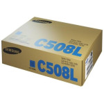 Картридж Samsung CLT-C508L (голубой; 4000стр; CLP-620, 670, CLX-6220)