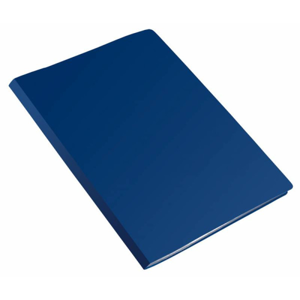 Папка с зажимом Бюрократ Economy -EC04PBLUE (зажимов 1, A4, пластик, толщина пластика 0,4мм, синий)