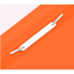 Папка-скоросшиватель Бюрократ -PS20OR (A4, прозрачный верхний лист, пластик, оранжевый)