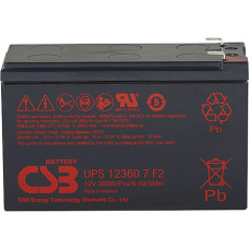 Батарея CSB UPS123607F2 (12В, 7,5Ач) [UPS 123607 F2]
