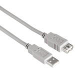 Кабель-удлинитель USB2.0 HAMA (USB A(m), USB A(f), 1,5м)
