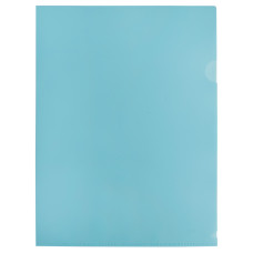 Папка-уголок Бюрократ Pastel EPAST/BLUE (A4, пластик, толщина пластика 0,18мм, голубой) [EPAST/BLUE]