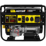 Электрогенератор Huter DY8000LX (бензиновый, однофазный, пуск ручной/электрический, 7/6,5кВт, непр.работа 10,1ч)