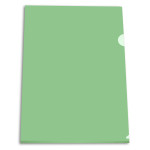 Папка-уголок Бюрократ -EE310/1GREEN (A4, пластик, толщина пластика 0,15мм, зеленый)