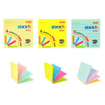 Блок самоклеящийся Hopax 21574 (бумага, 76x76мм, 100листов, 70г/м2, 4цветов)