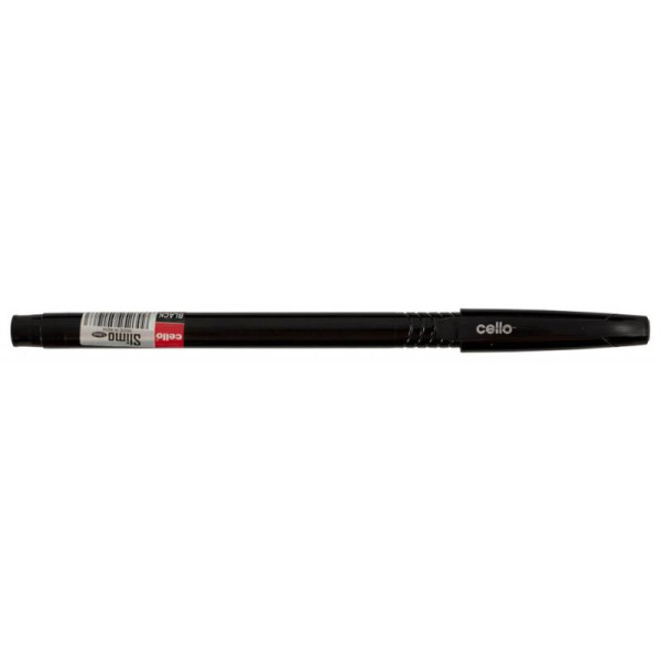 Ручка шариковая Cello SLIMO (игловидный пиш. наконечник, 0,7мм, черный, чернила пониженной вязкости, коробка)